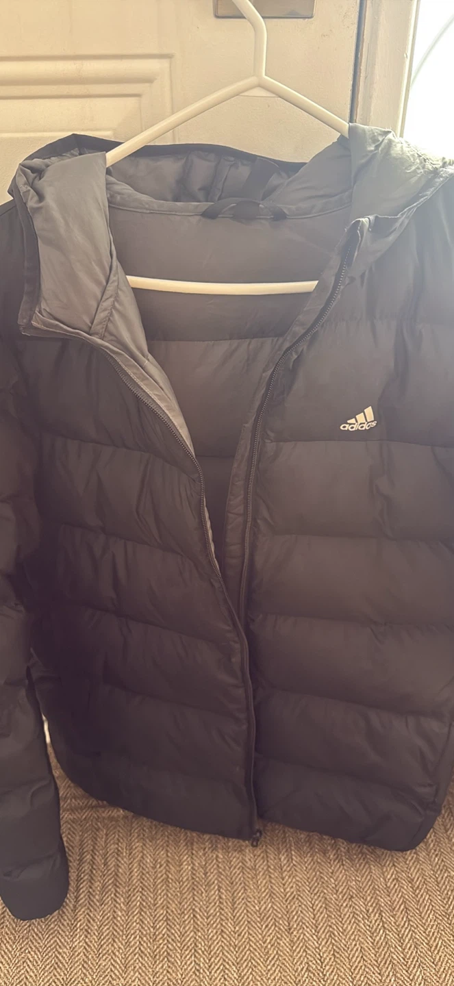 Adidas Hooded Puffer Jacket Black - photo 2