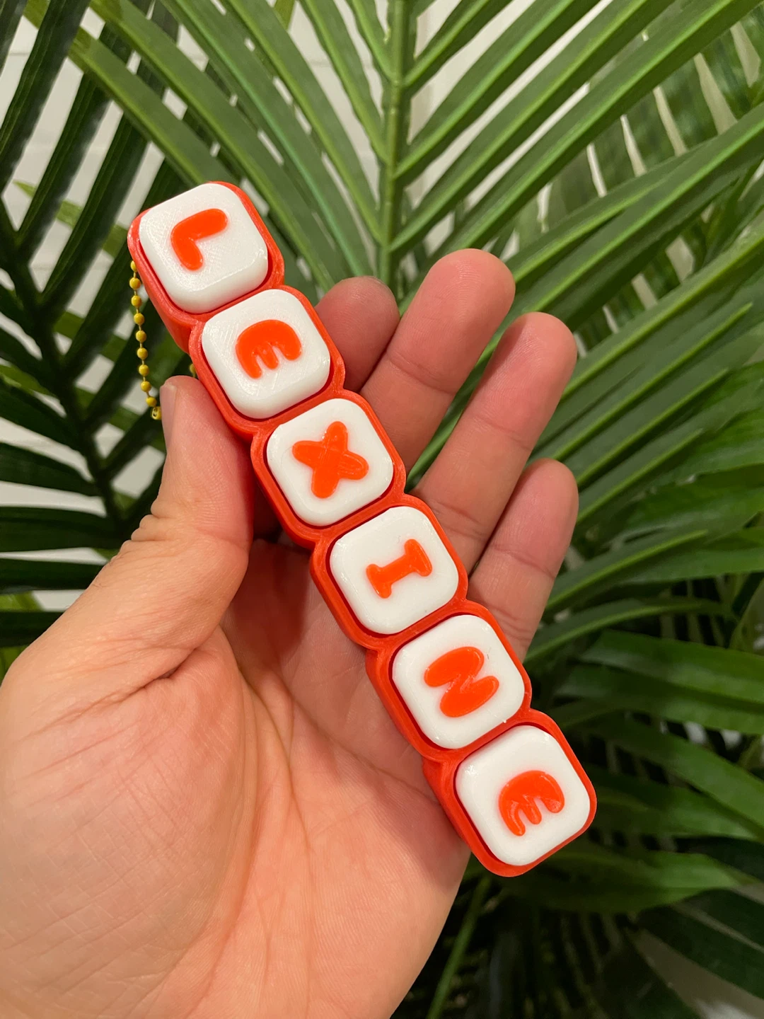 Custom 3D Printed Name Clicker/Keychain - photo 4