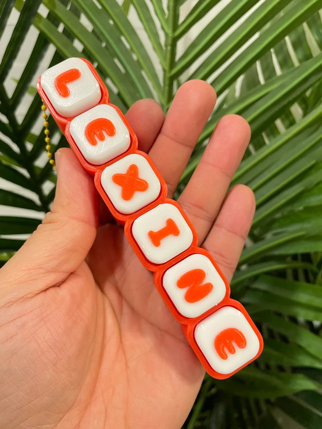 Custom 3D Printed Name Clicker/Keychain - photo 5