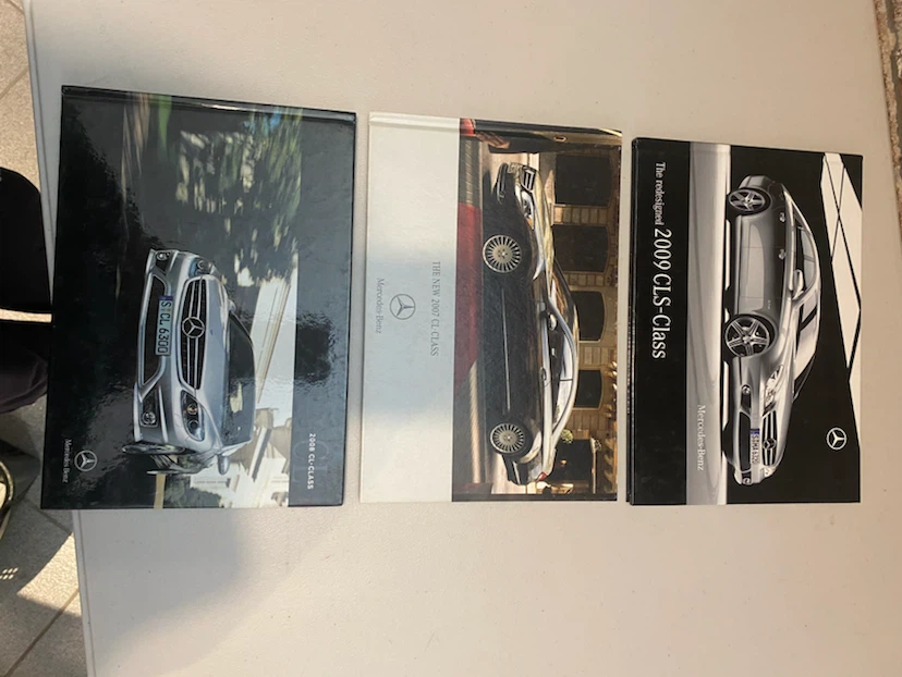 Set of 3 Mercedes-Benz Model Brochures