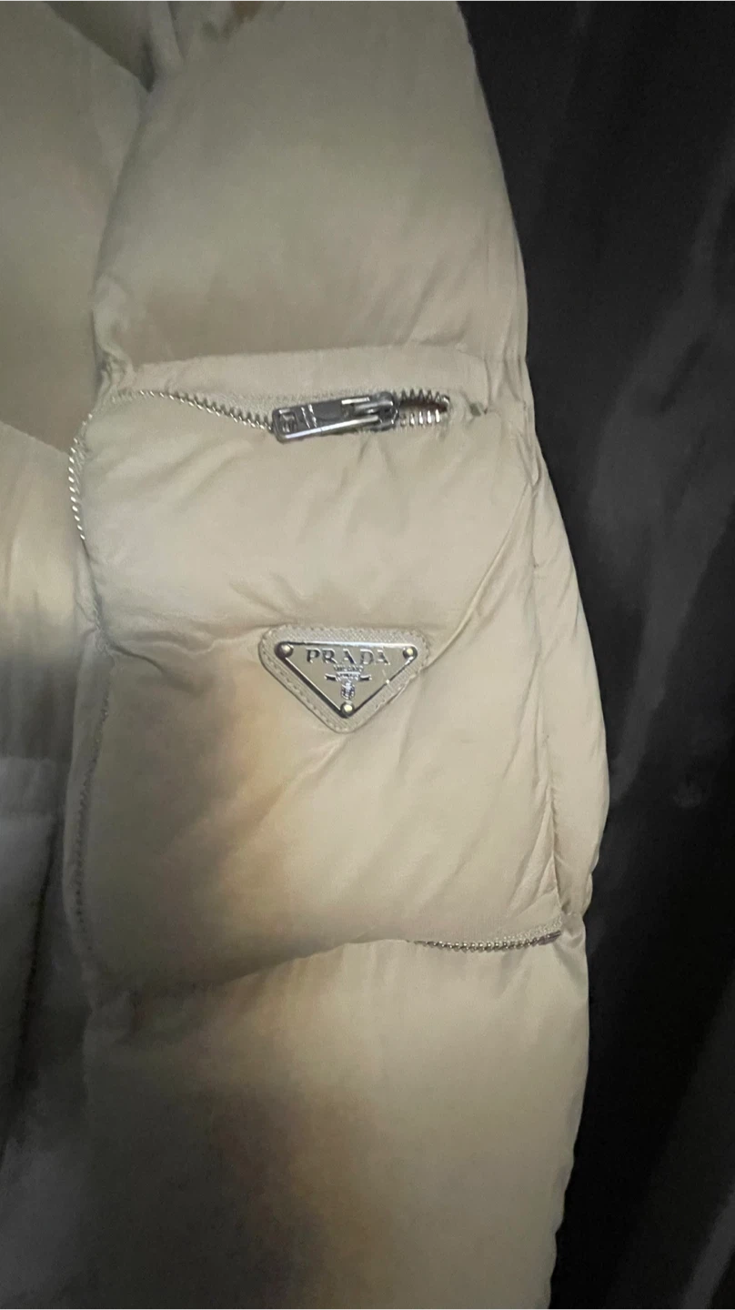 Prada Beige Puffer Jacket - photo 2