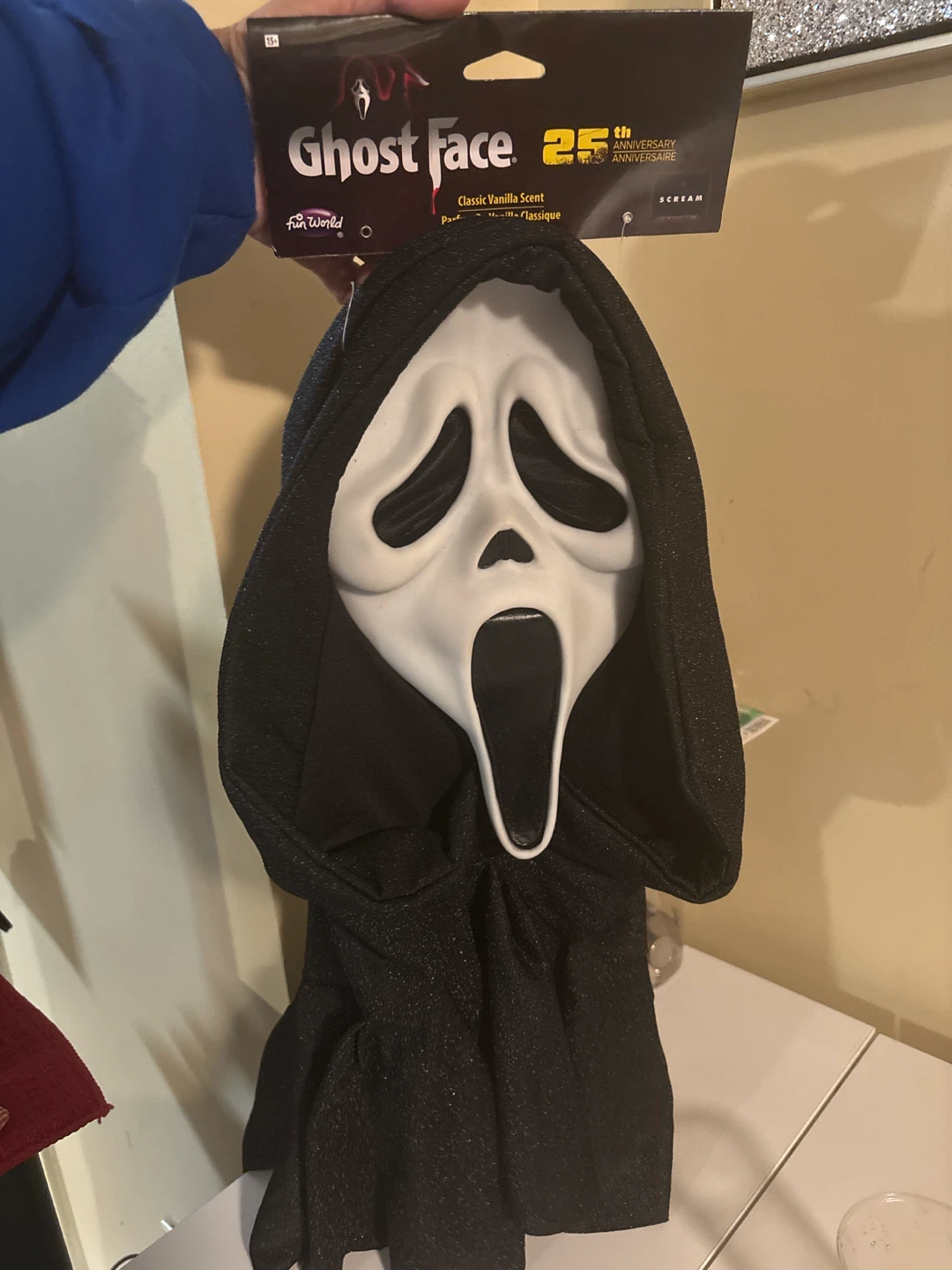 Fun World Ghost Face 25th Anniversary Scream Mask