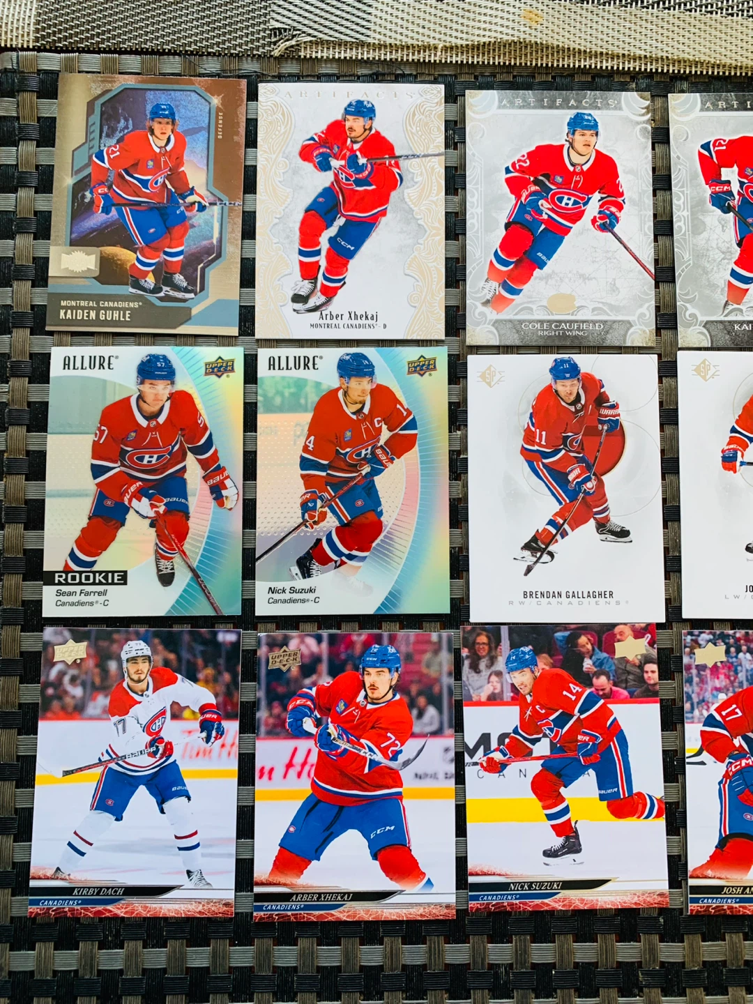 17 MTL Canadiens Mix Brand Trading Hockey Cards - photo 2