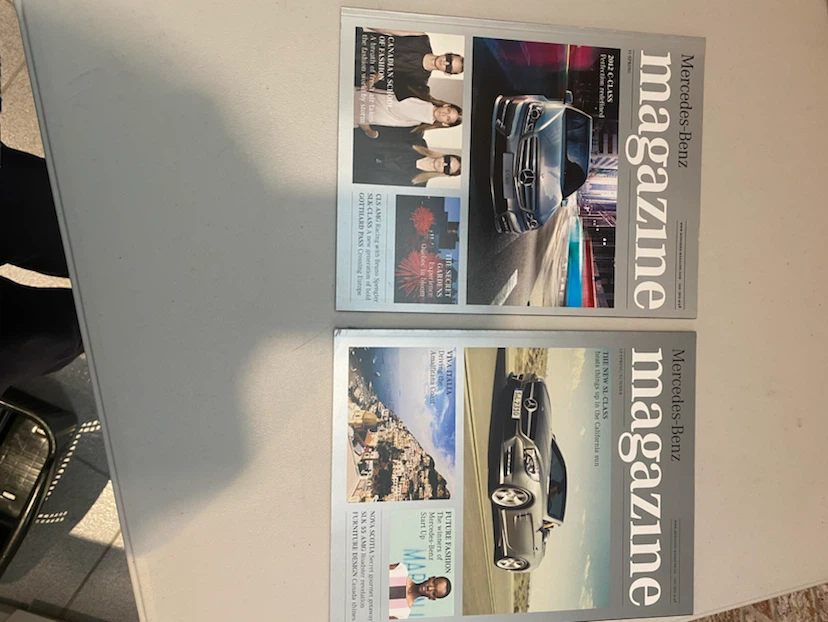 Two Mercedes-Benz Magazine Issues
