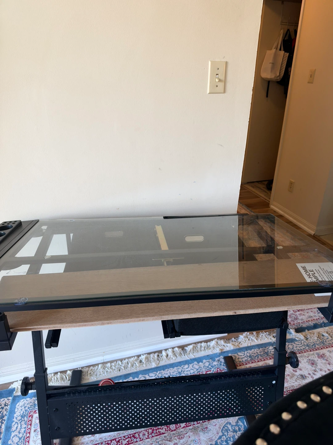 Glass Drafting Table