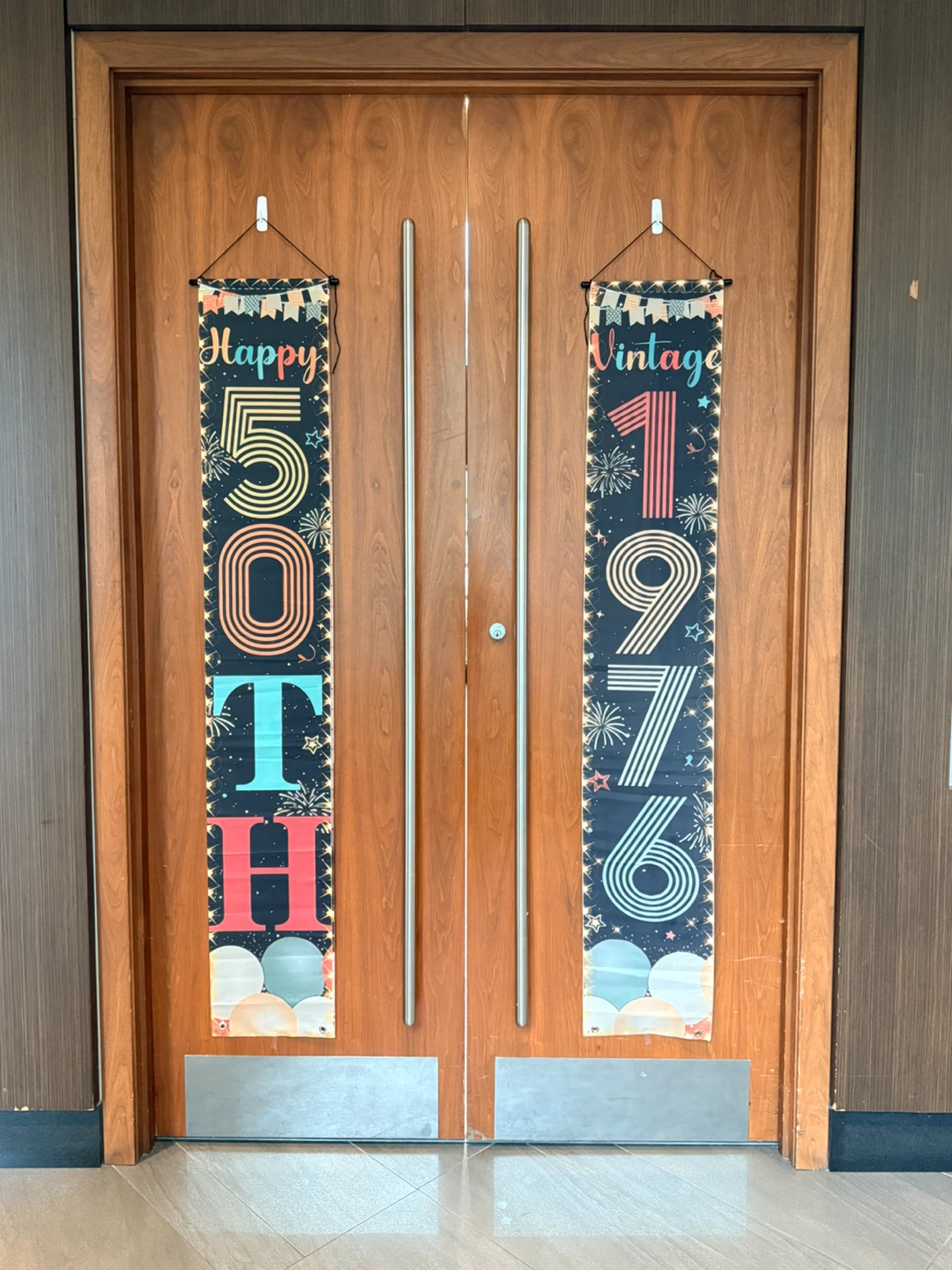 Vintage 1976 50th Birthday Party Banners - photo 2