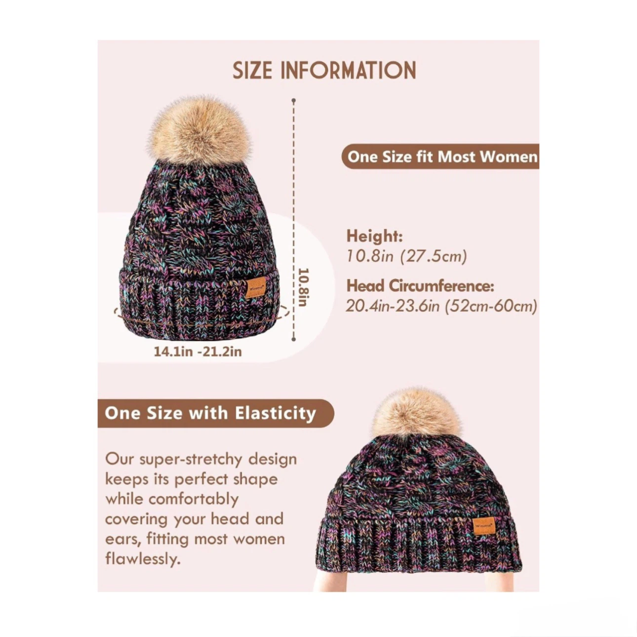 Brand new Womens Winter Hat with Pom Pom - photo 4