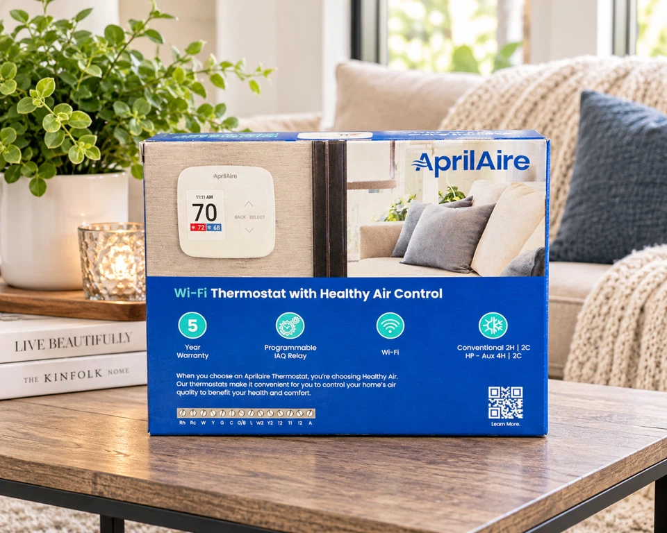 AprilAire S86W MUPR Wi-Fi Smart Thermostat BNIB - photo 2