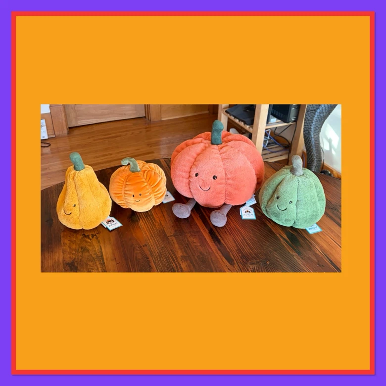 Jellycat Amuseable Pumpkin & Squash collection