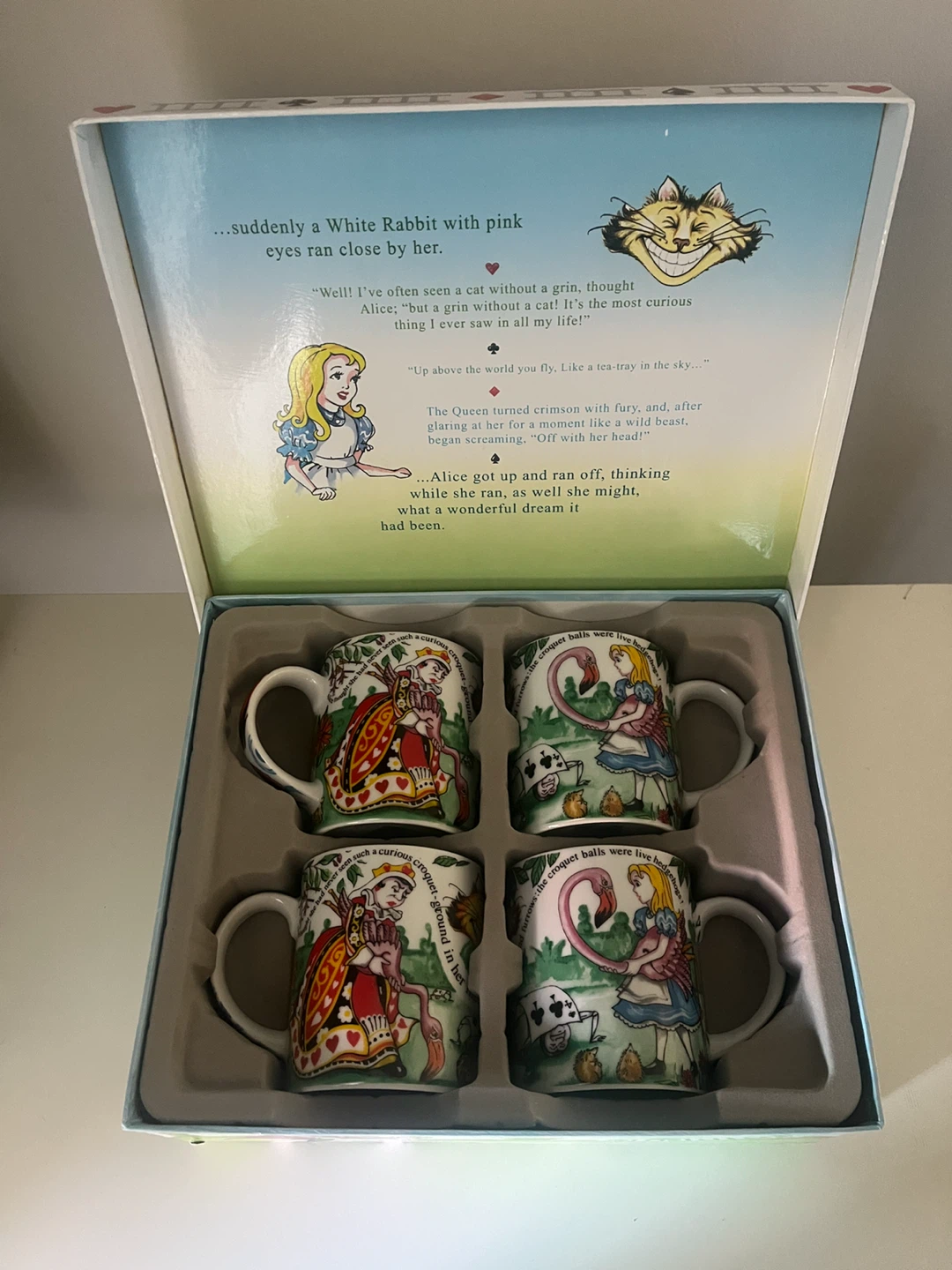 Alice in Wonderland Mug Set