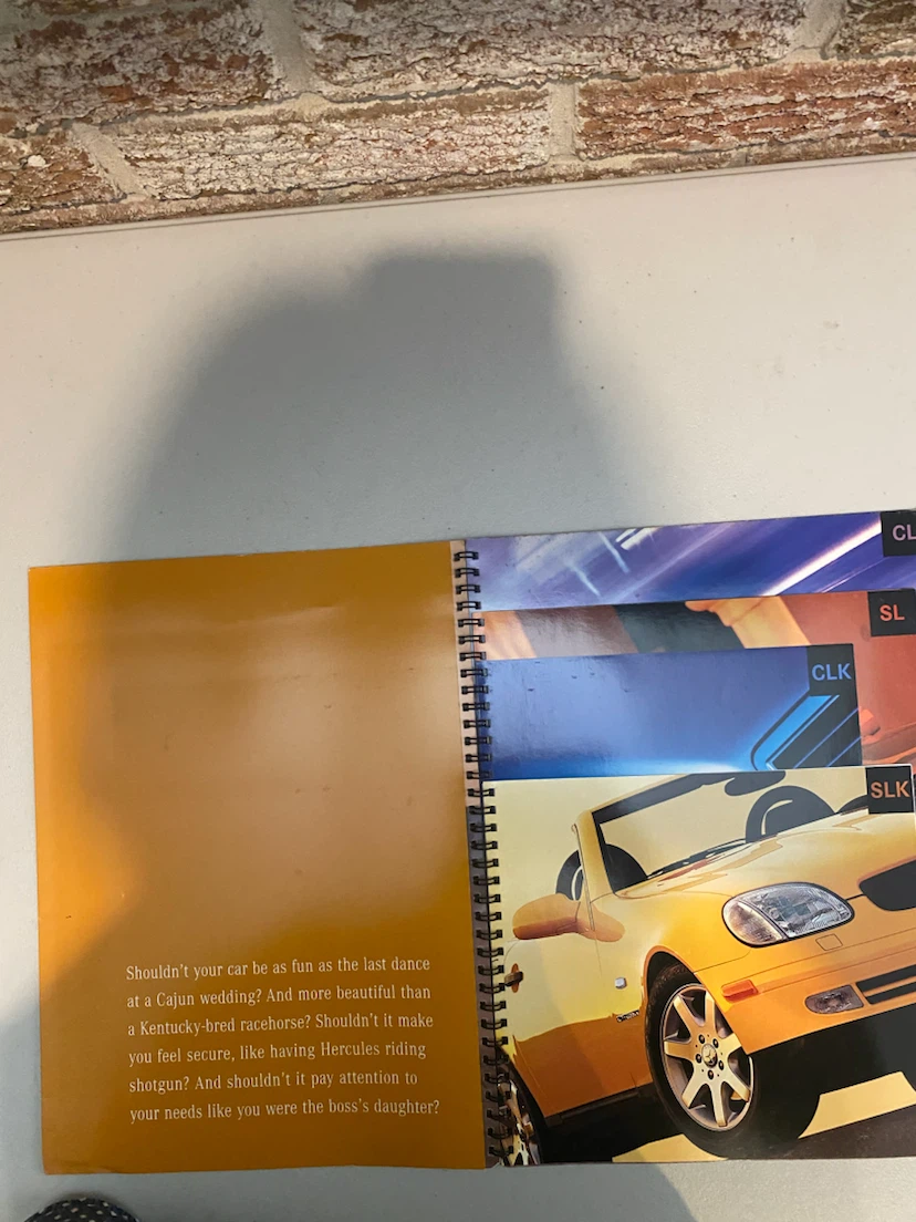 1998 Mercedes-Benz Coupes & Roadsters Brochure