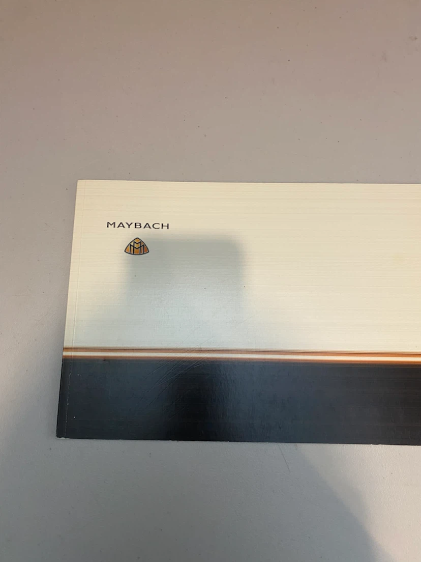 Maybach 2004 Model Year Product Brochure