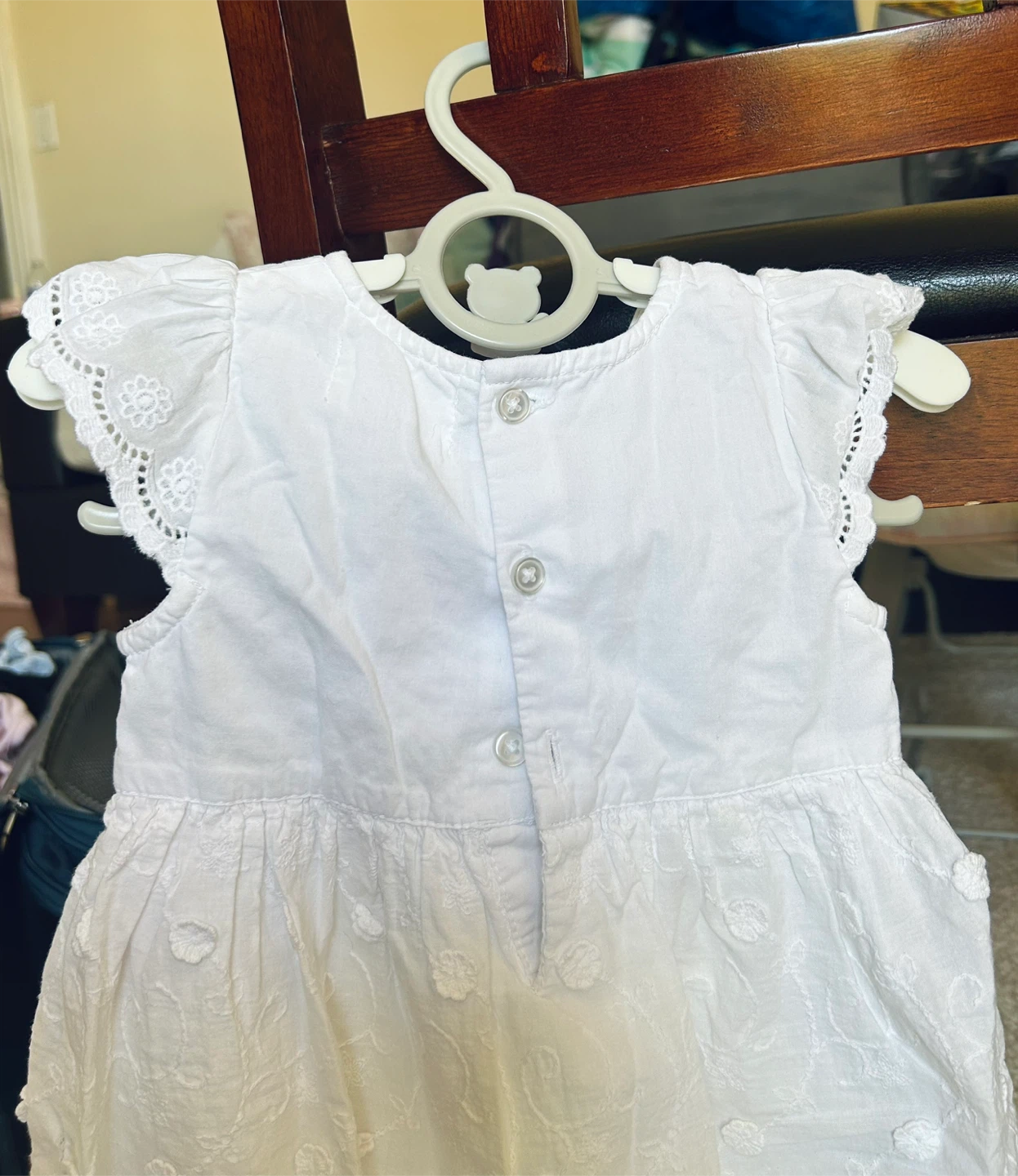 Primark White Baby Dress 3-6 Months - photo 4