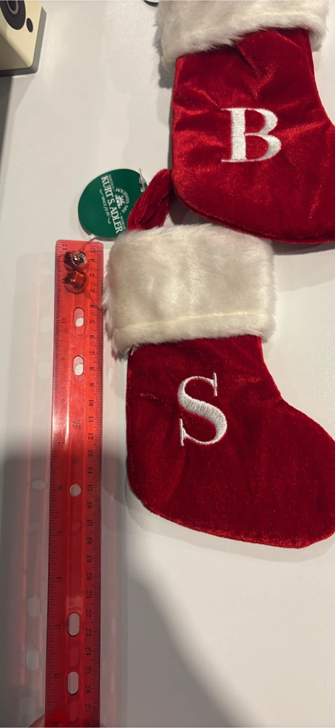 Kurt S. Adler Initial Christmas Stockings B and S - photo 3