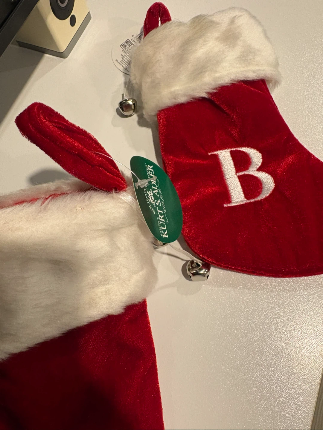 Kurt S. Adler Initial Christmas Stockings B and S - photo 4