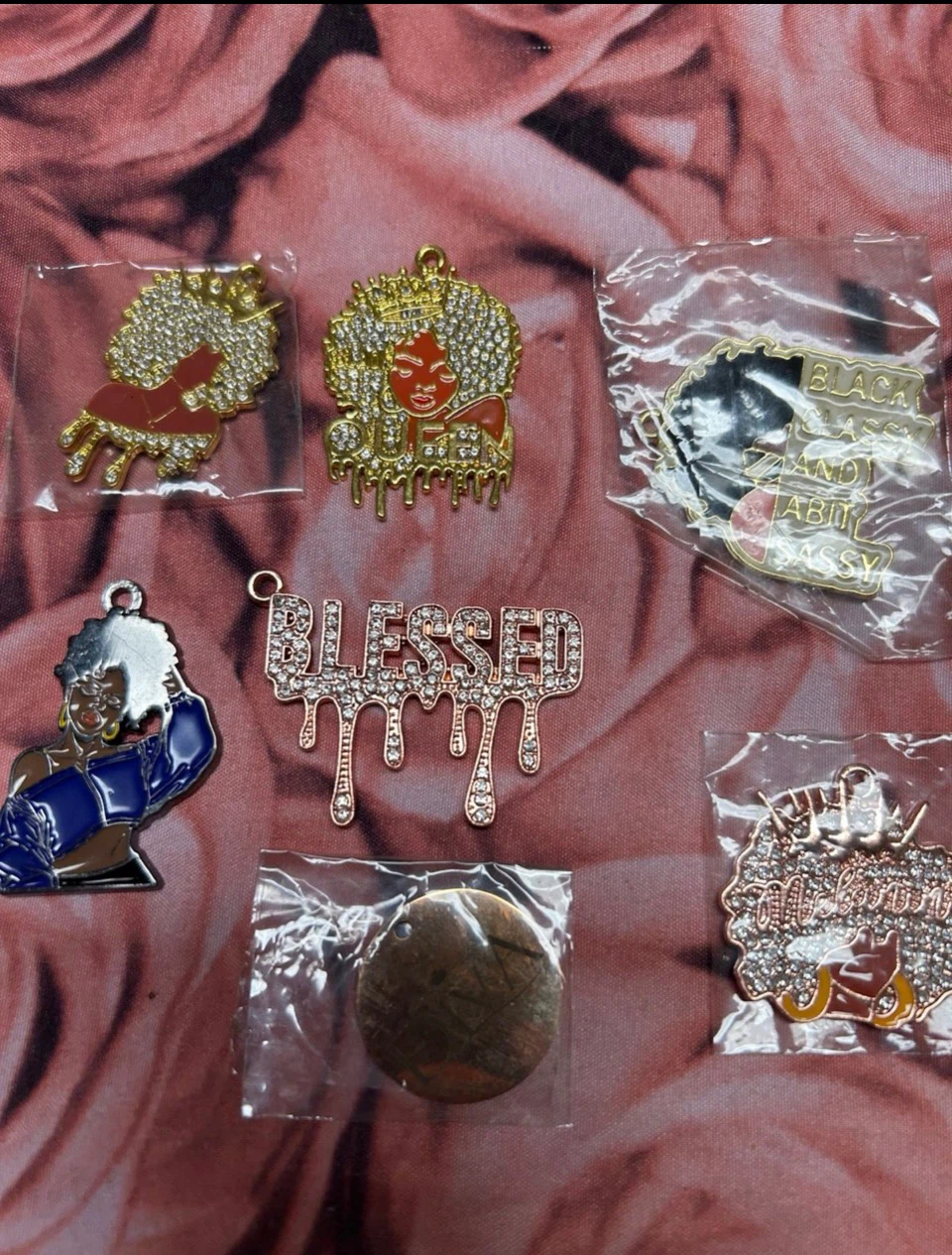 Set of 6 Fashion Charms