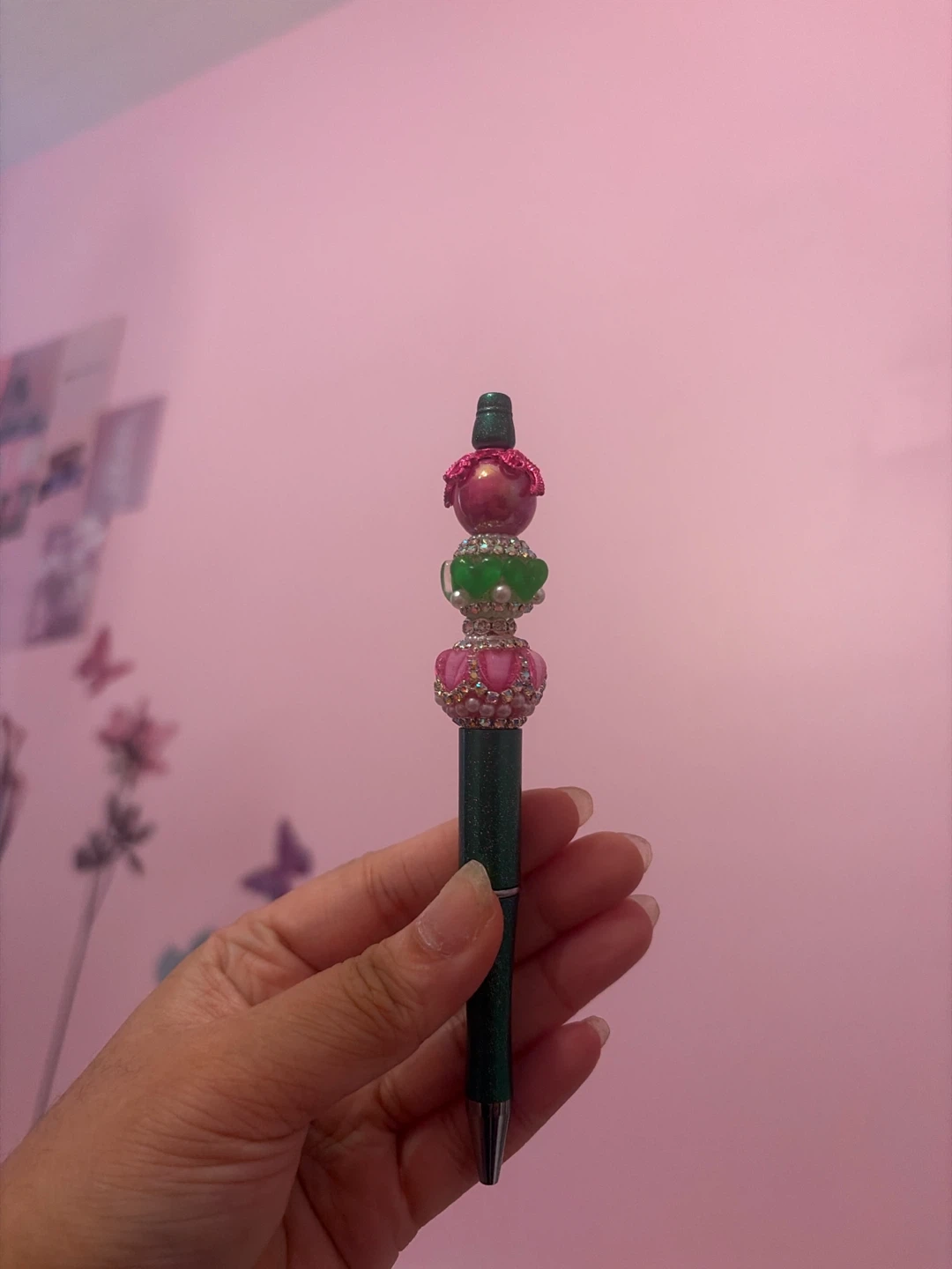 Custom Beaded Decorative Pen - photo 2