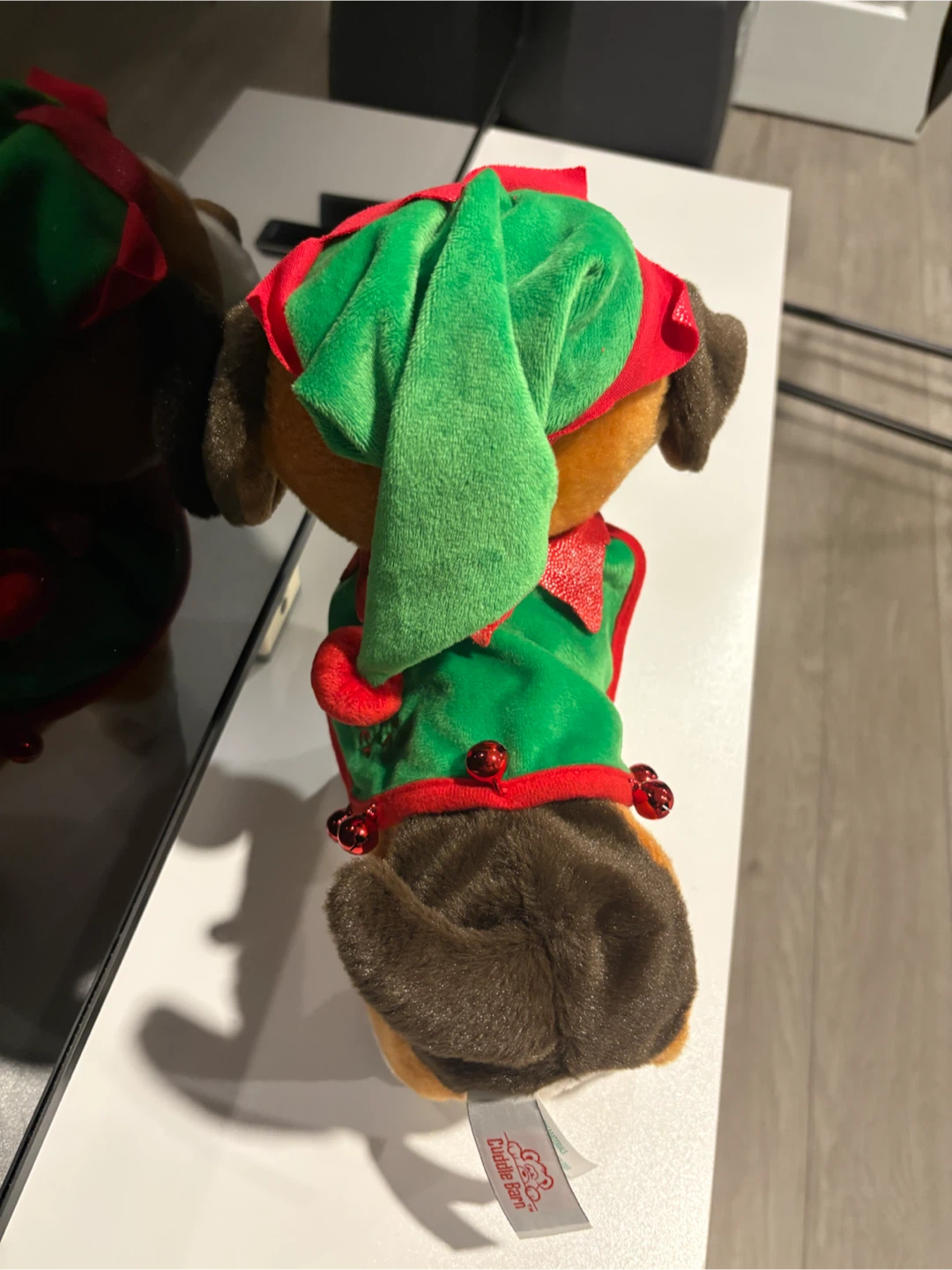 Cuddle Barn Santa's Helper Battery operated Plush Dog - photo 5