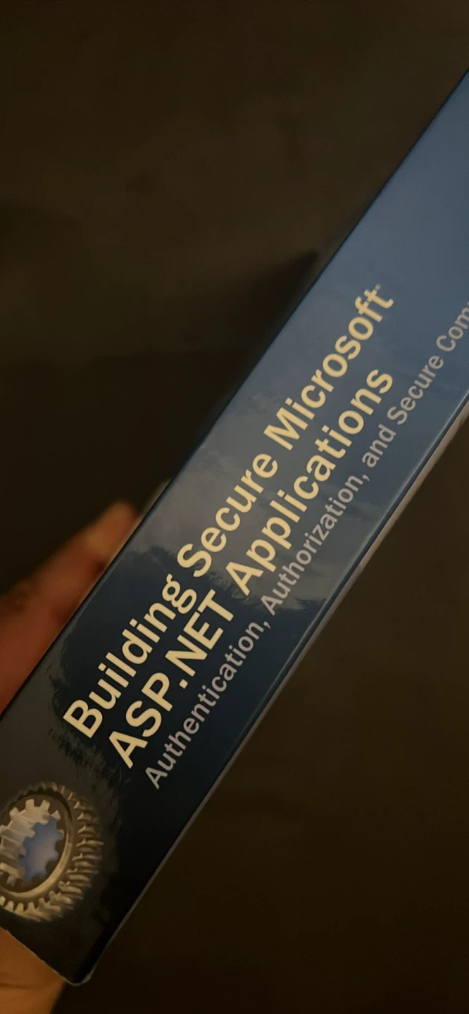 Building Secure Microsoft ASP.NET Applications Book