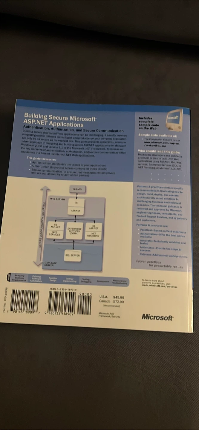 Building Secure Microsoft ASP.NET Applications Book - photo 5