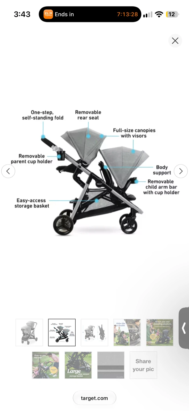 Graco Clark Double Stroller
