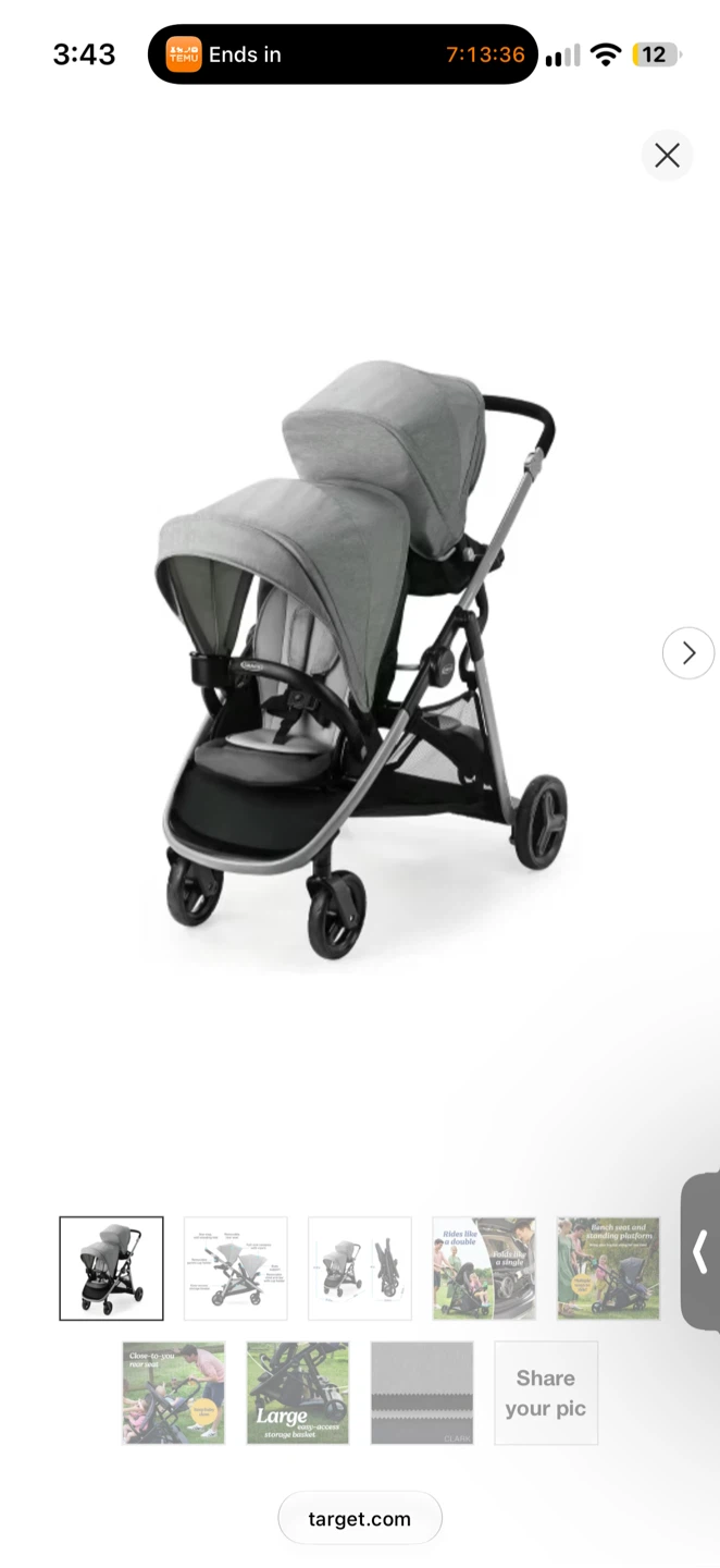 Graco Clark Double Stroller - photo 2