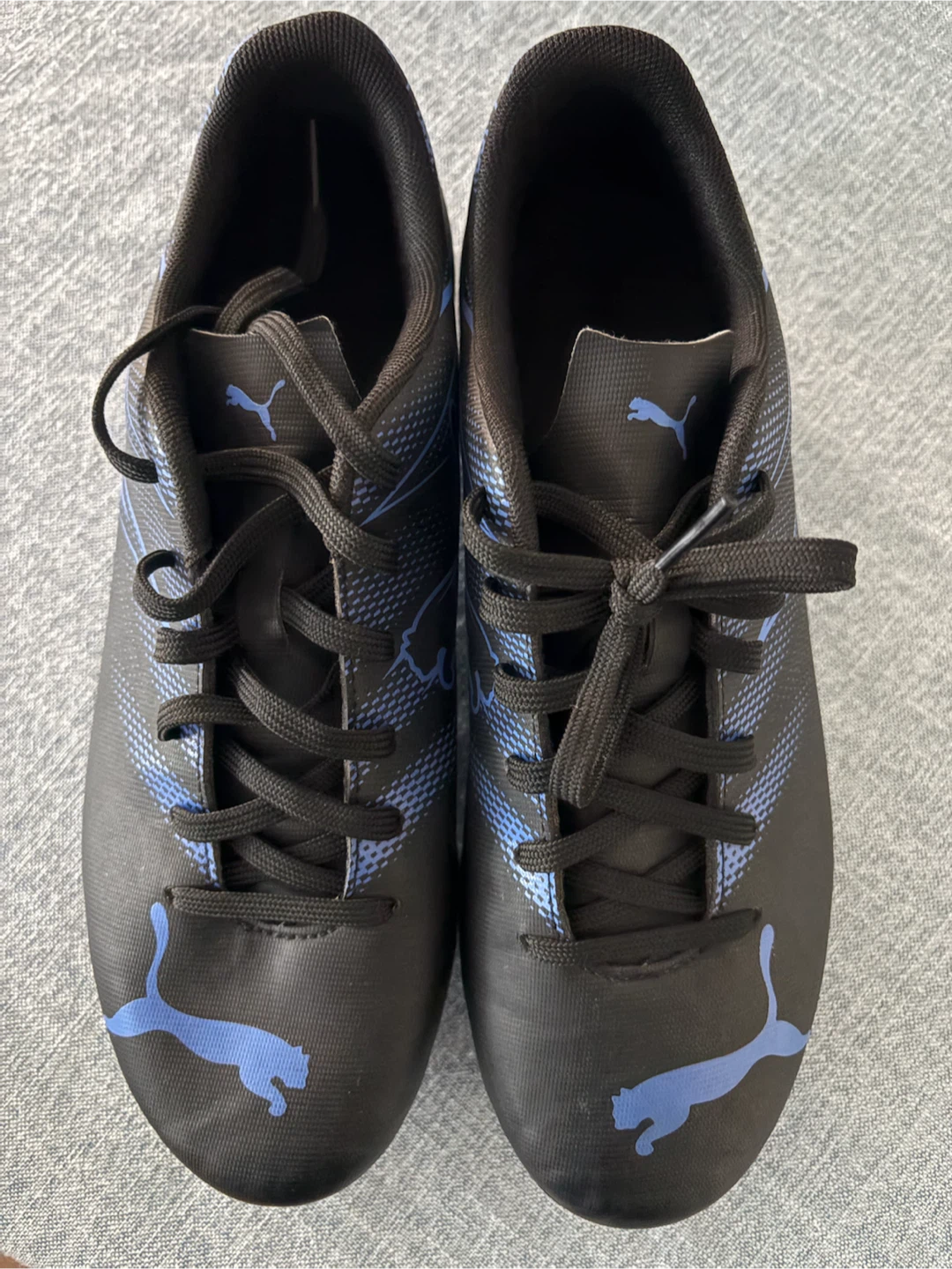 Puma Soccer Cleats Black and Blue - photo 4