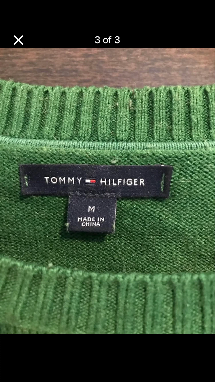 Tommy Hilfiger Green Camera Sweater - photo 3