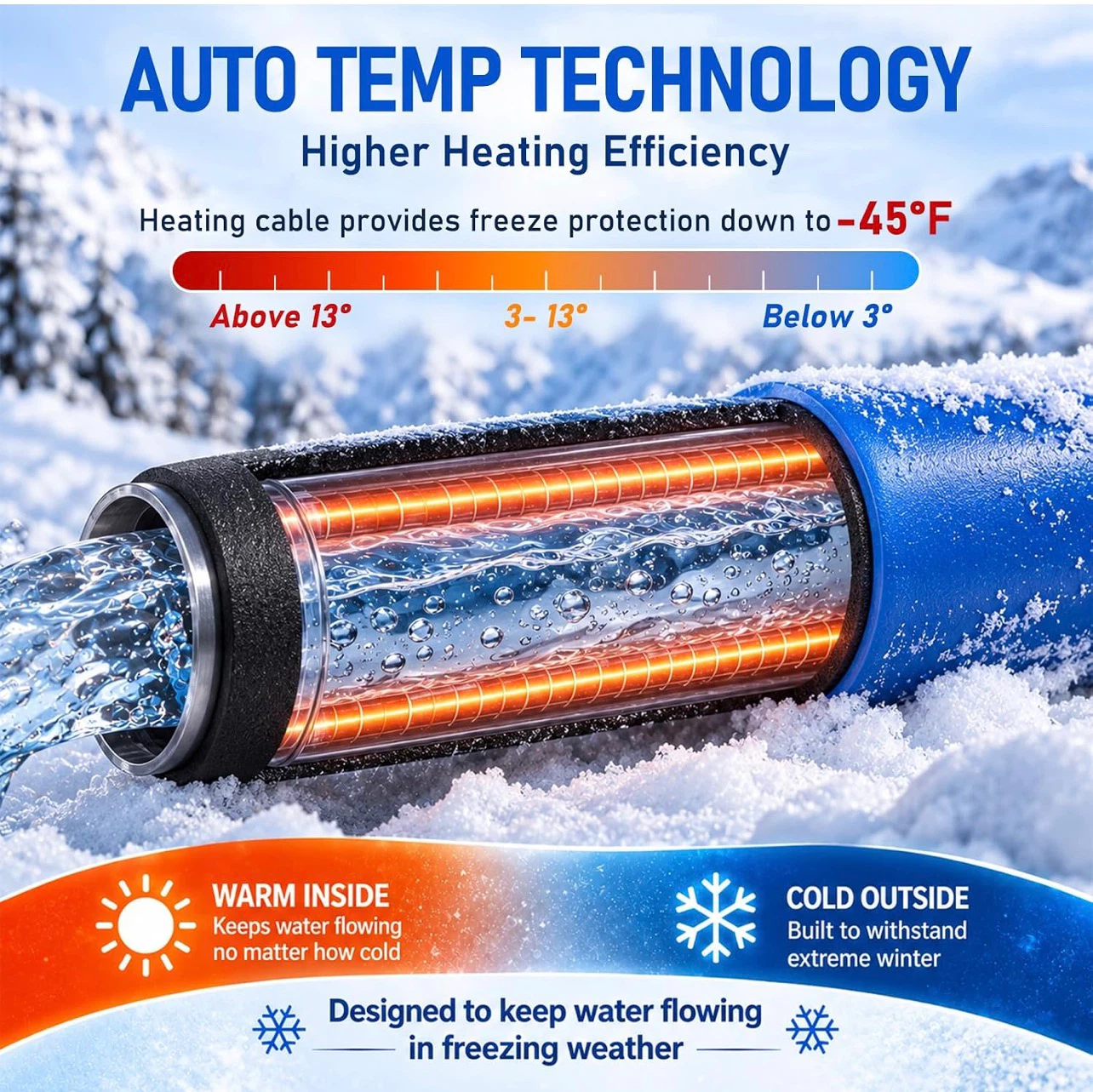 30ft Heated Water Hose - photo 3