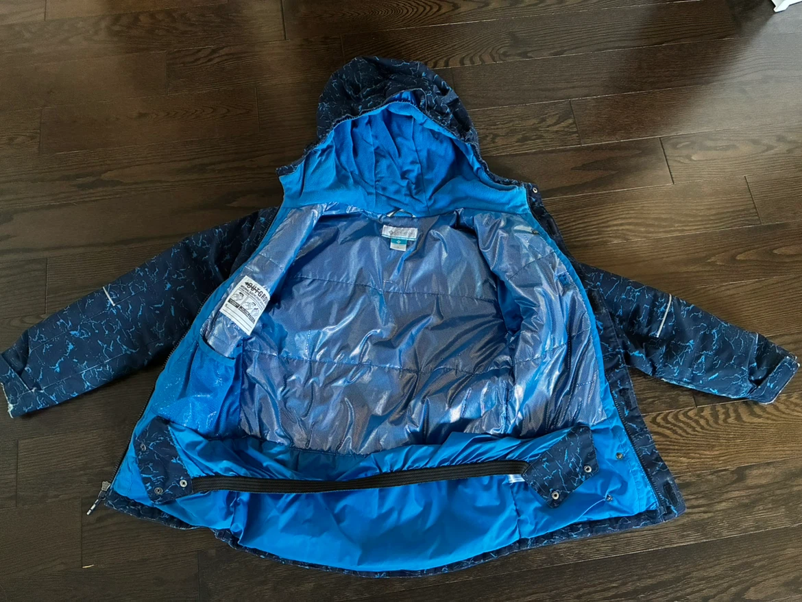 Columbia Kids Winter Jacket Blue Pattern - photo 2