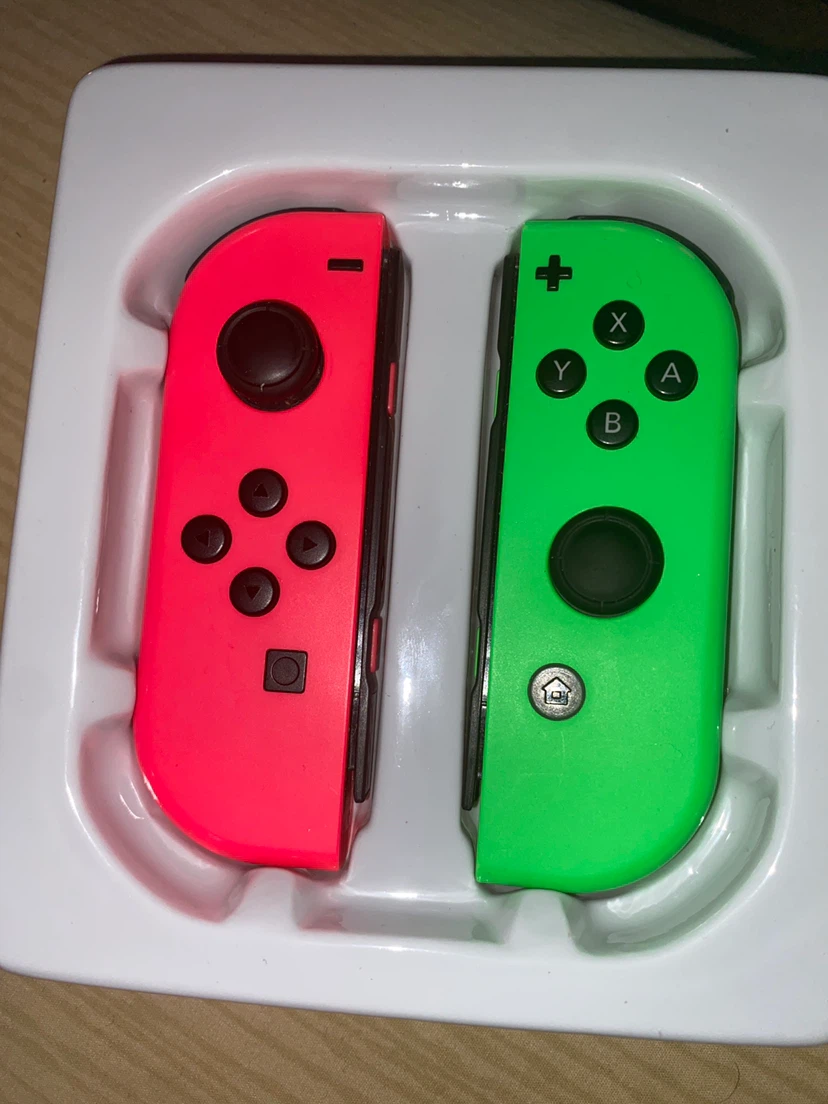 Nintendo Switch Joy-Con Controller Pair Neon Pink/Green