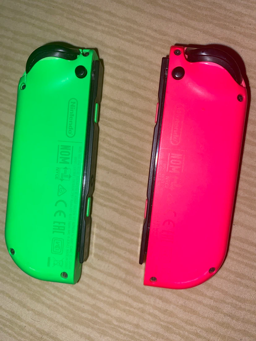 Nintendo Switch Joy-Con Controller Pair Neon Pink/Green - photo 2