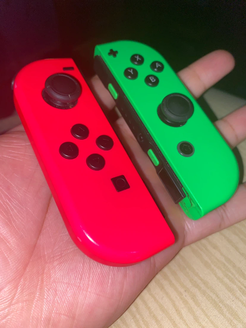 Nintendo Switch Joy-Con Controller Pair Neon Pink/Green - photo 3
