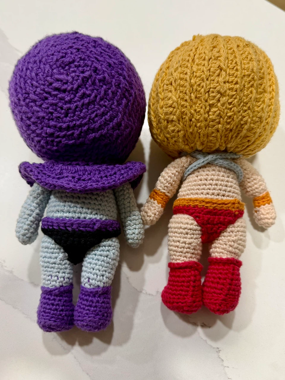 Handmade He-Man and Skeletor Crochet Dolls X2 - photo 4