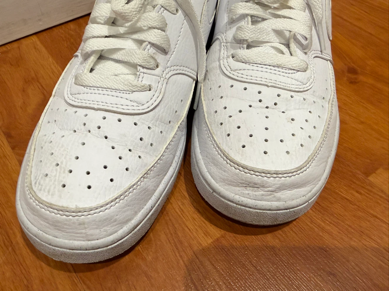 Nike Court Vision Low All-White (Size Men's 8 / Women's 9.5) - photo 2