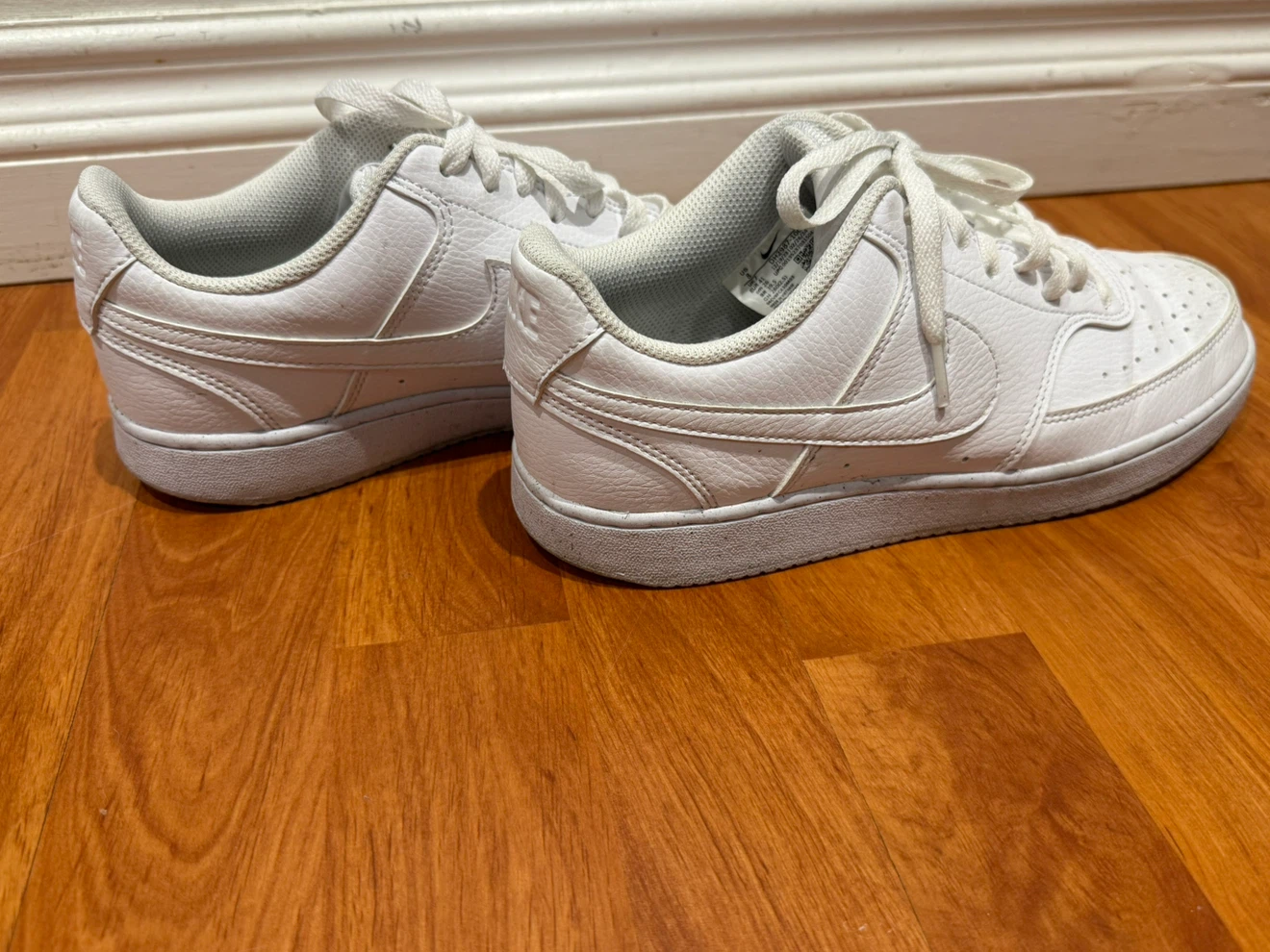 Nike Court Vision Low All-White (Size Men's 8 / Women's 9.5) - photo 3