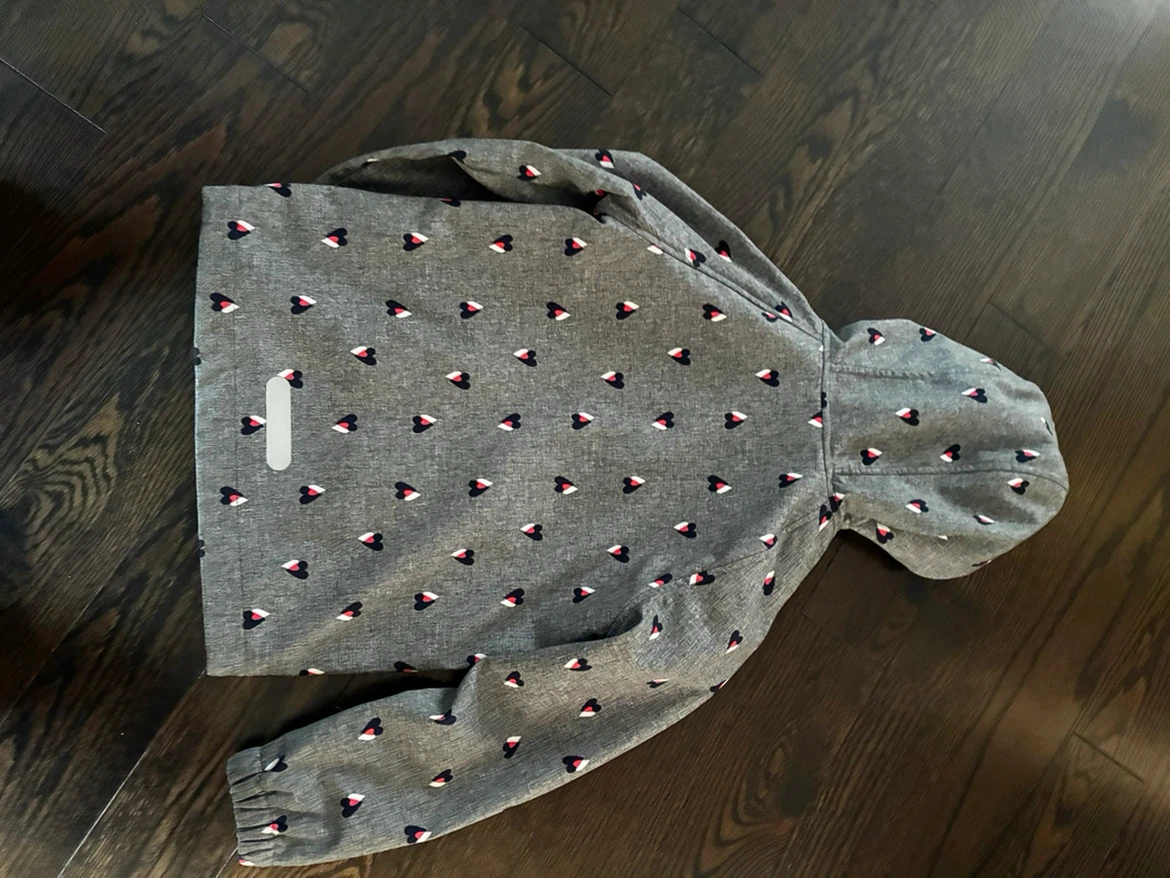 George Kids Grey Heart Pattern Jacket - photo 4