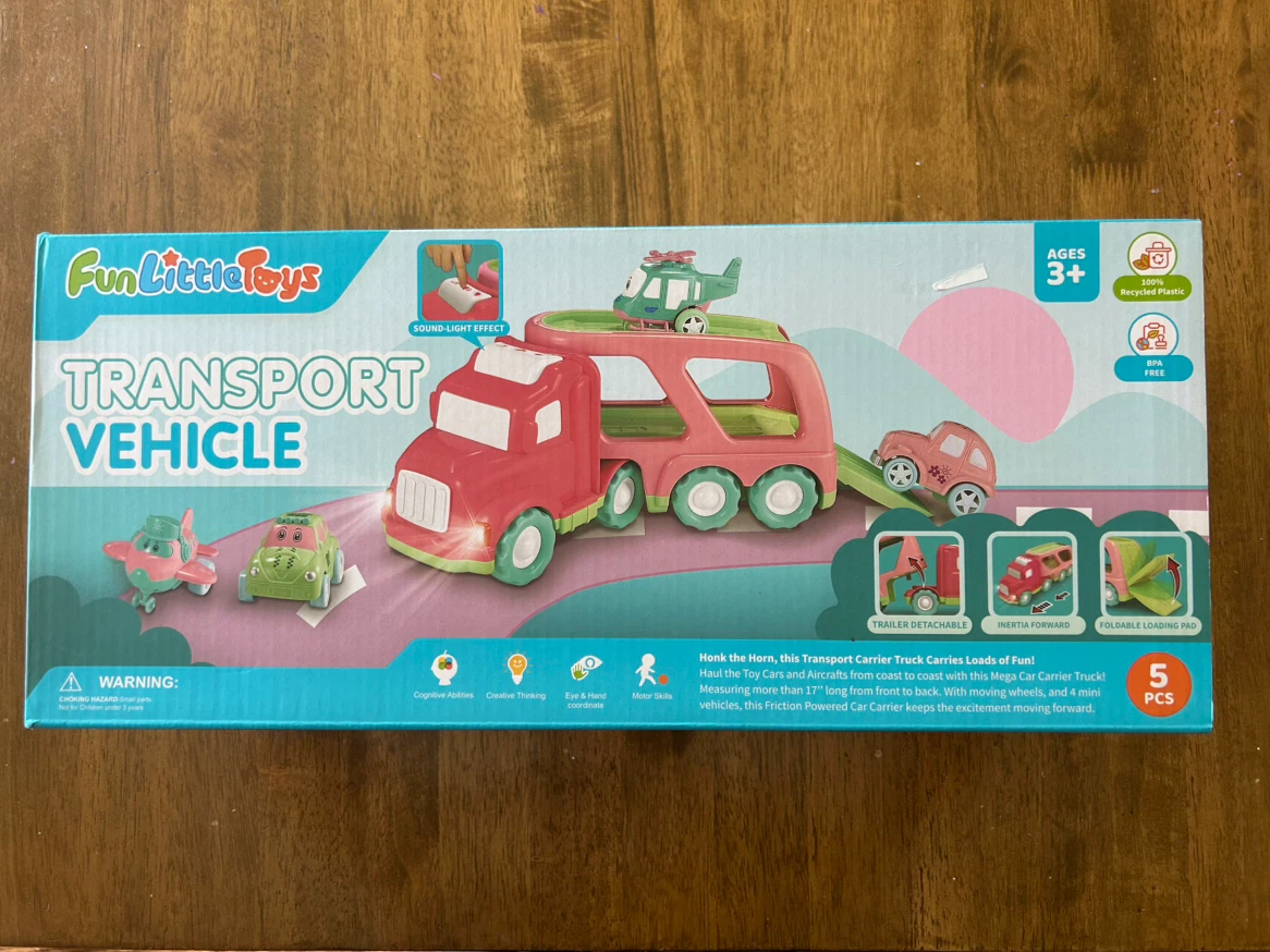 Fun Little Toys Transport Vehicle Set