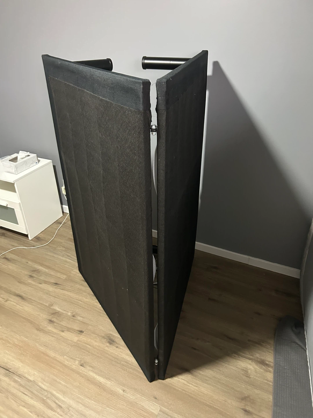 Black foldable bed frame - photo 2