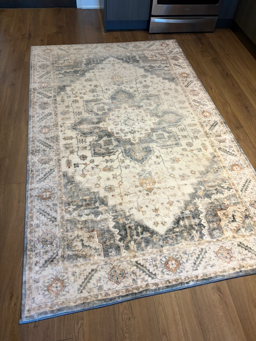 Vintage-Style Medallion Area Rug