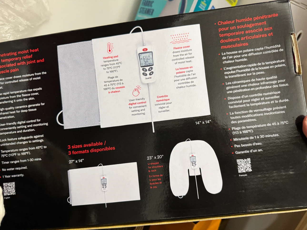Sukha Digital Moist Heating Pad - photo 2