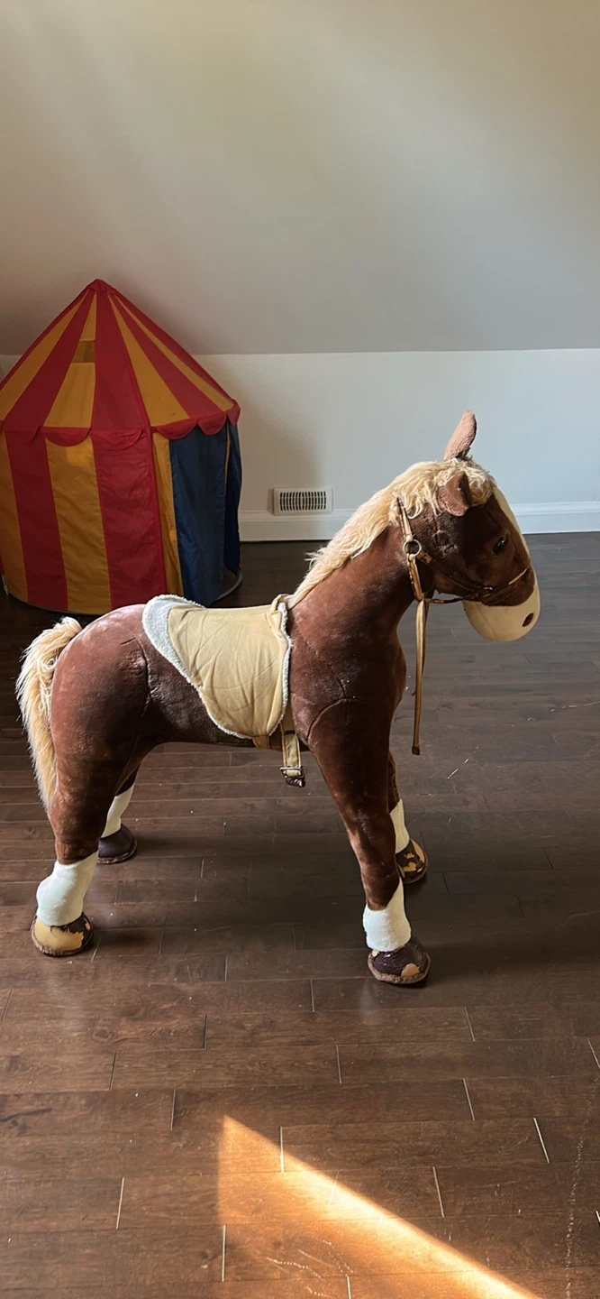 Large Plush Stuffed Horse Toy - photo 4