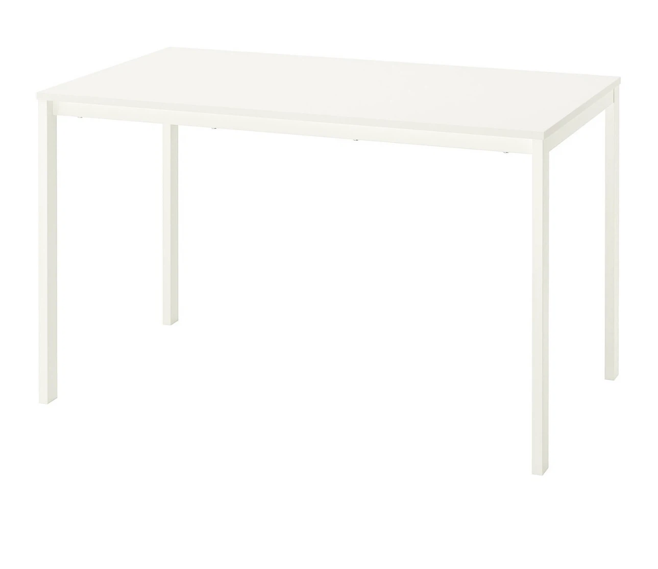 IKEA Multipurpose White Dining Table – 125 × 74 cm