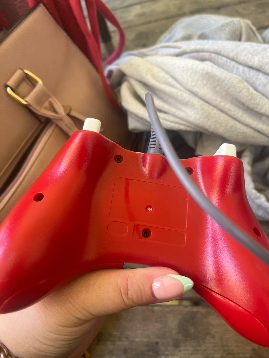 Red Xbox 360 Wired Controller - photo 2