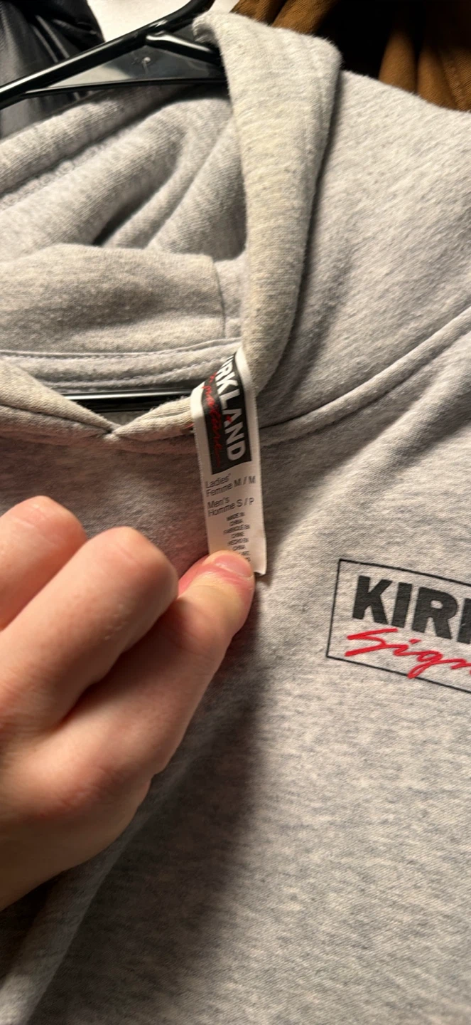 Kirkland Signature Grey Pullover Hoodie - photo 3