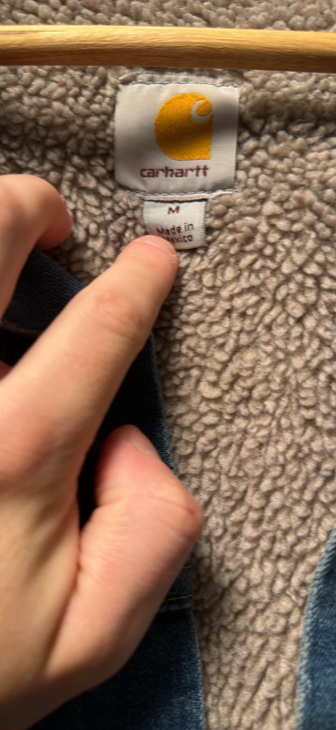 Carhartt J292 Sherpa-Lined Denim Jacket - photo 2