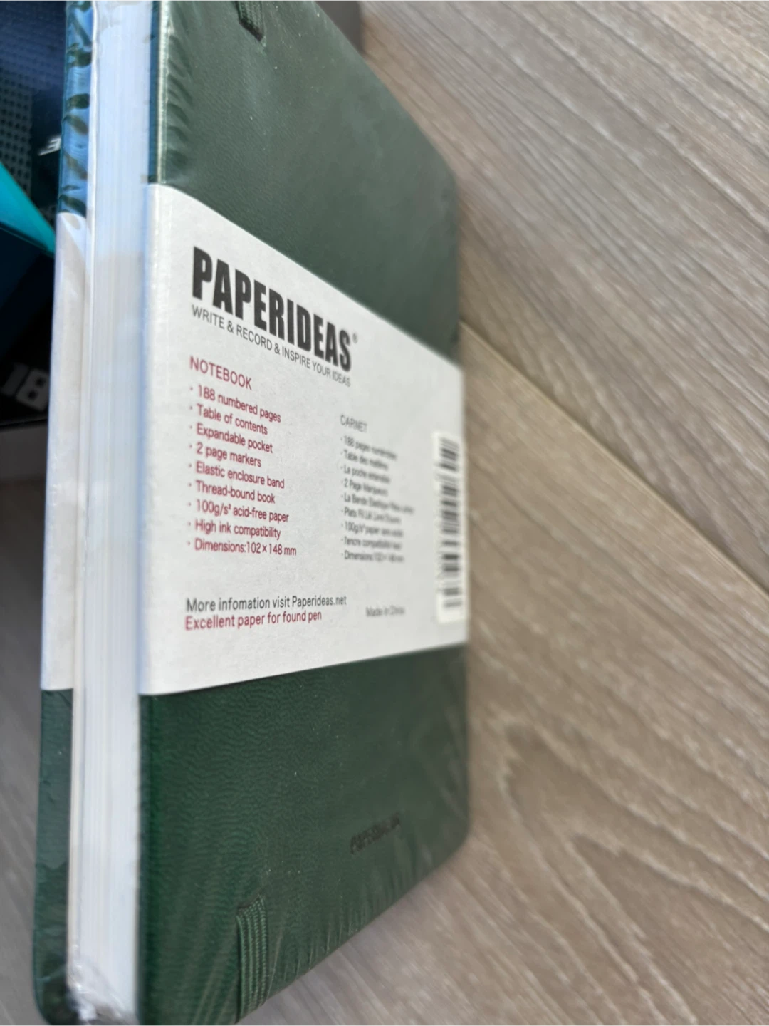 PAPERIDEAS Pocket Notebook Green - photo 2