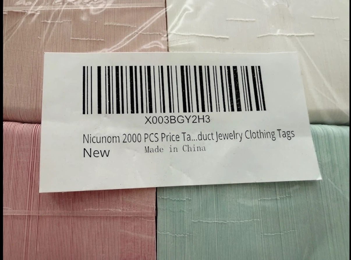 2000 PCS Nicunom Price Tags