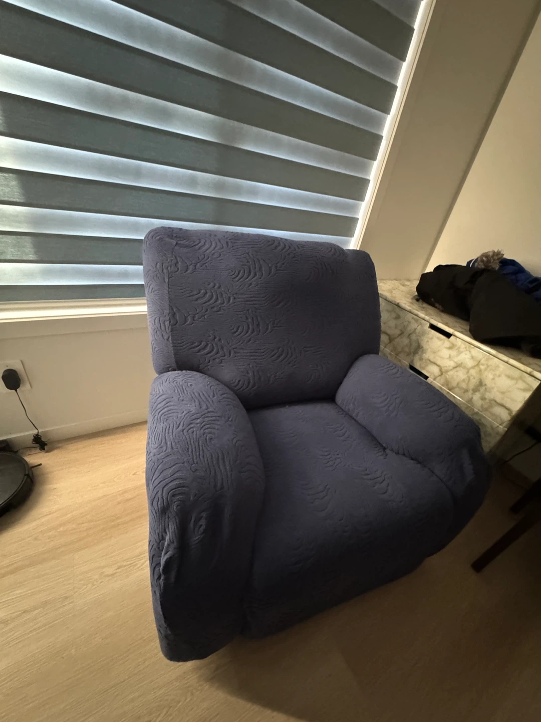 Dark Grey Recliner Chair
