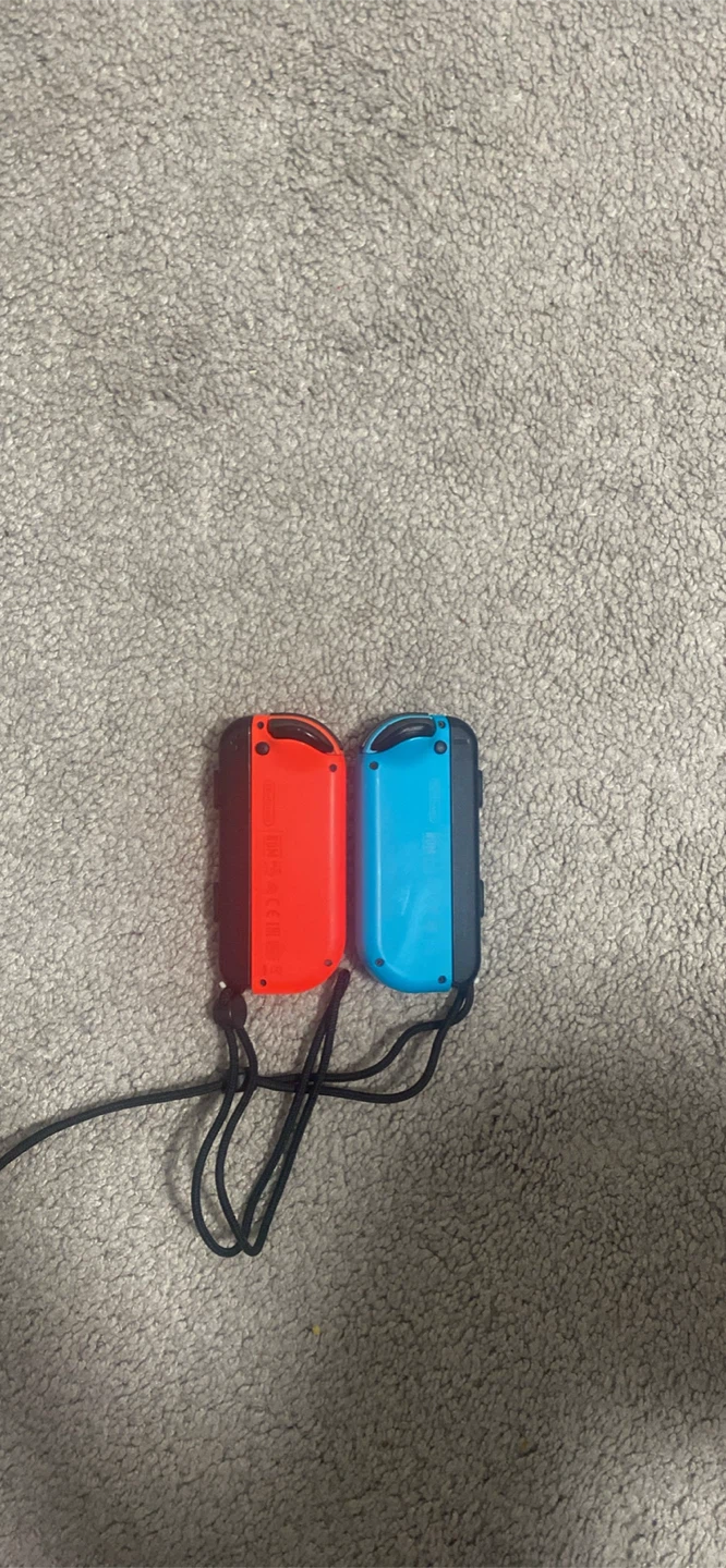 Nintendo Switch Joy-Con Controllers Neon Red and Blue - photo 2